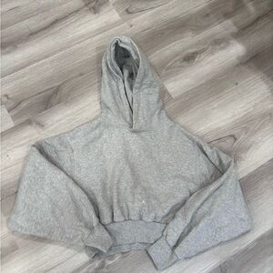 TNA Light Gray Women's Hoodie Sweater